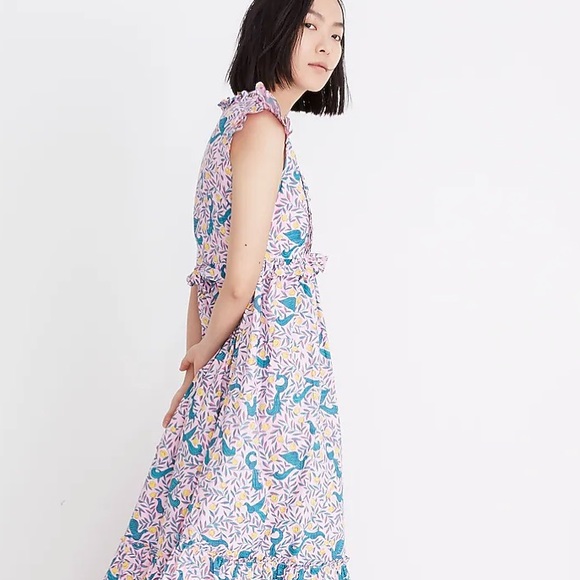 Banjanan Constance Maxi Dress Delph Bird Peony - Picture 10 of 15